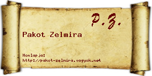 Pakot Zelmira névjegykártya